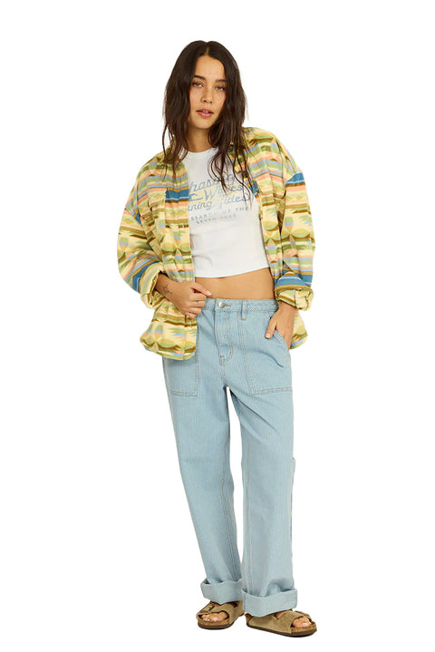 SisstrEvolution Washed Ashore Fleece - Dream Blue- Front