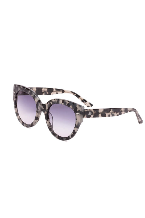 Sito Good Life Sunglasses - Black Tort / Grey Blue Gradient - Side