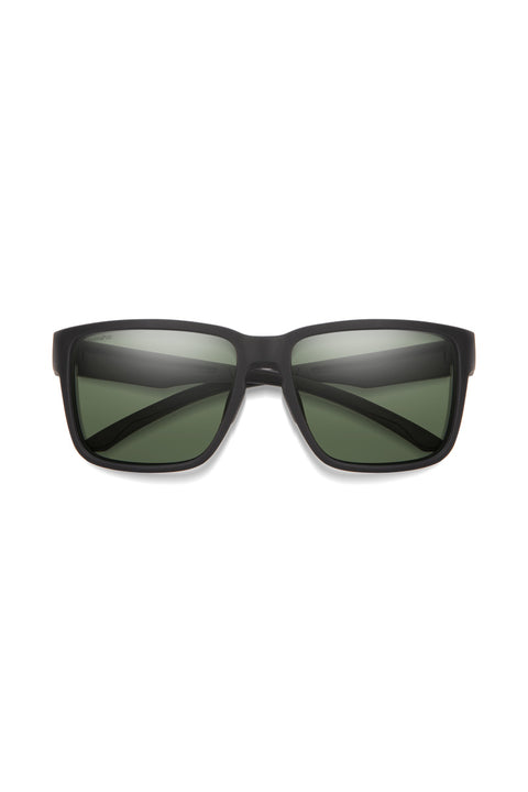 Smith Emerge Sunglasses - Matte Black / ChromaPop Polarized Gray Green - Front