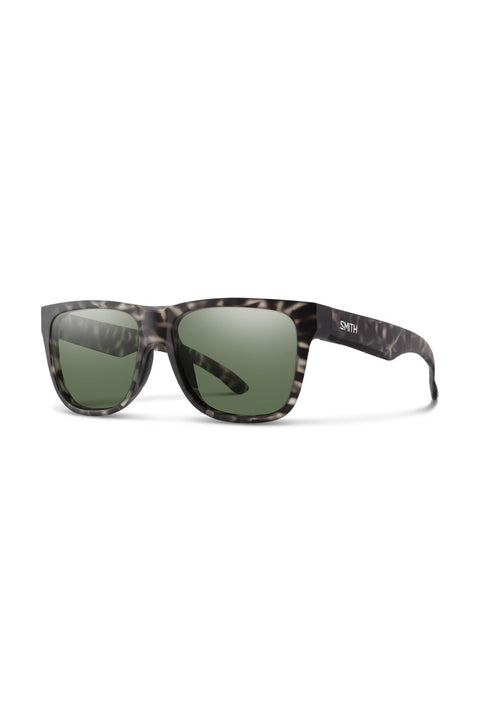 Smith Lowdown 2 Sunglasses - Matte Gray Tortoise / ChromaPop Polarized Gray Green- Front
