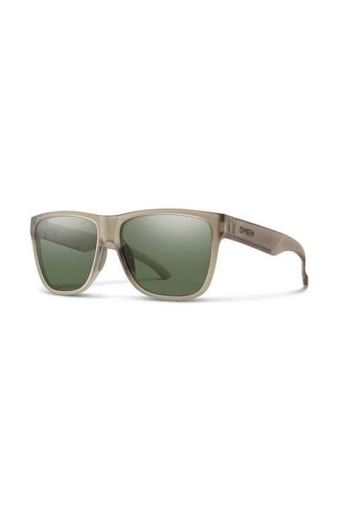 Smith Lowdown 2 XL Sunglasses - Matte Summit Crystal / ChromaPop Polarized Gray Green- Front