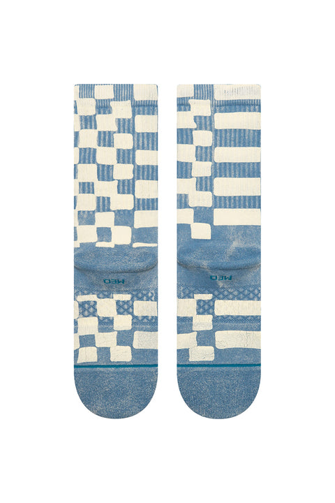 Stance Cruzer Crew Sock - Bluesteel- Bottom view