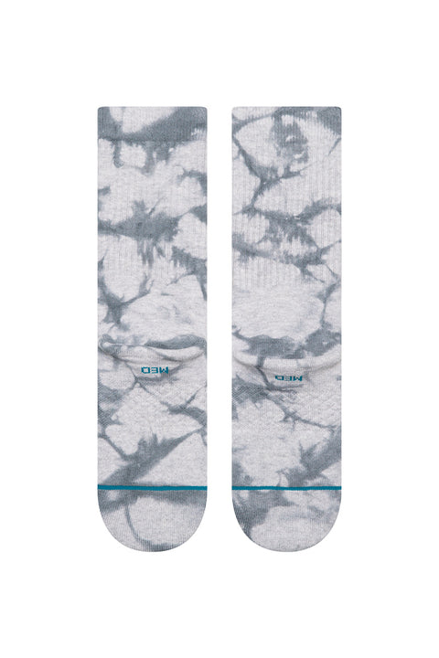 Stance Icon Dye Crew Sock - Grey - Back