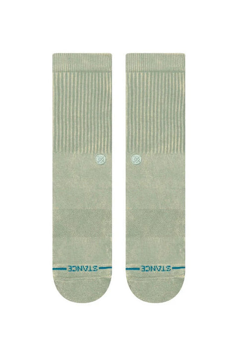 Stance Icon Dyed Crew Sock - Sea Green - Front