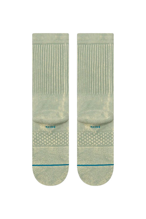 Stance Icon Dyed Crew Sock - Sea Green - Bottom