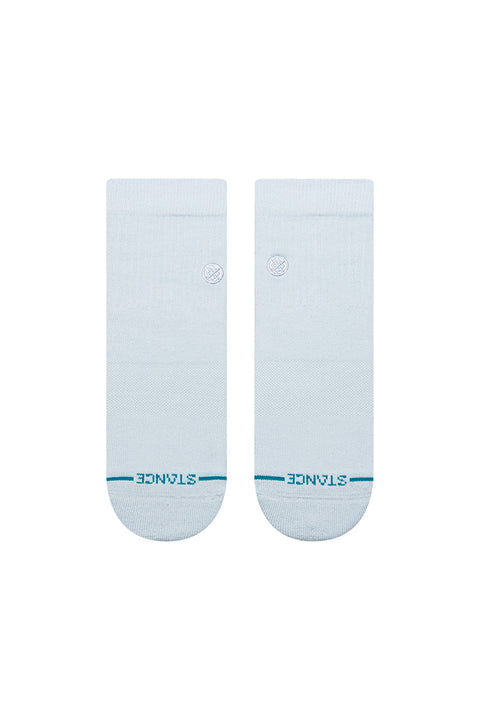 Stance Icon Quarter Socks - Ice Blue - Front