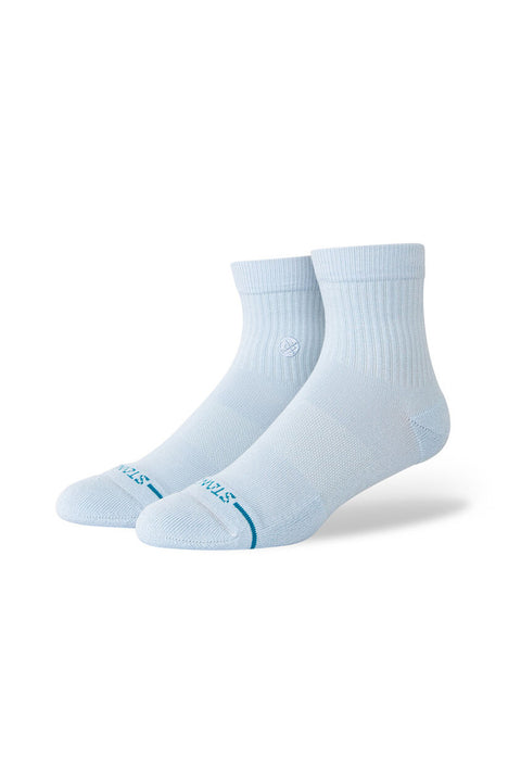 Stance Icon Quarter Socks - Ice Blue