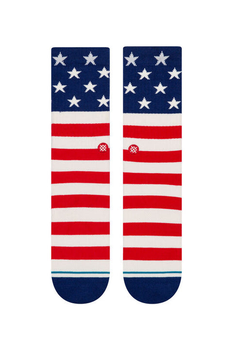 Stance The Fourth Crew Sock - Red-top