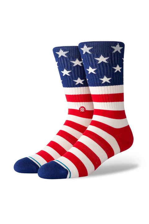 Stance The Fourth Crew Sock - Red