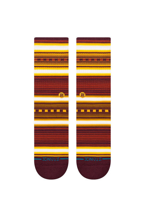 Stance Windy Pine Crew Sock - Rust - Front