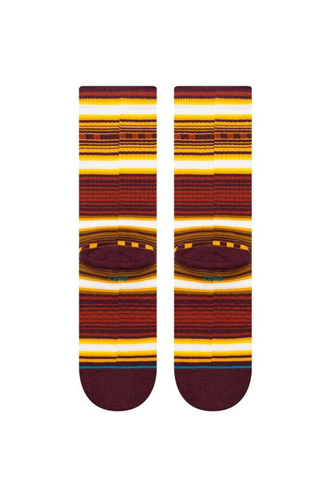 Stance Windy Pine Crew Sock - Rust - Back