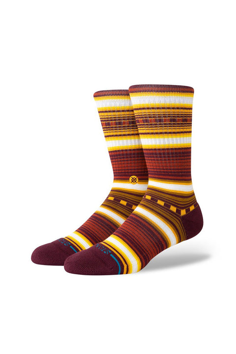 Stance Windy Pine Crew Sock - Rust