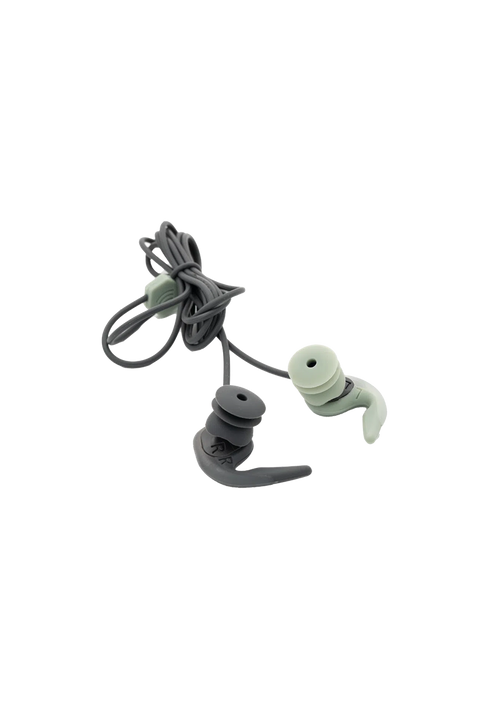 SurfEars 4.0 Ear Plugs - Black / Sage- Plugs and cord