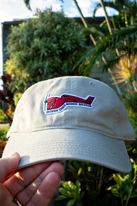 True Ames Greenough Red Airplane Dad Hat - Khaki