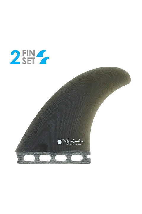 True Ames Lovelace Twin Fin Set - Smoke