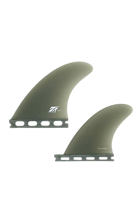 True Ames Quad Fin Set - Smoke