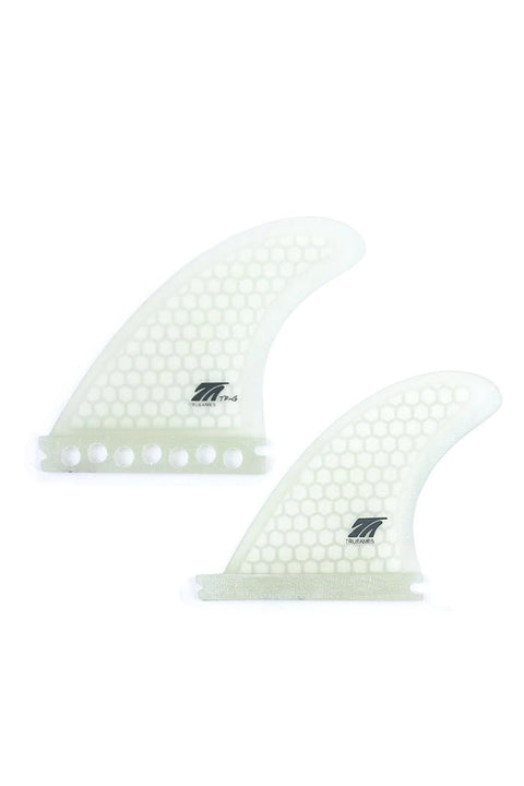 True Ames Timmy Patterson Quad Fin Set - Clear