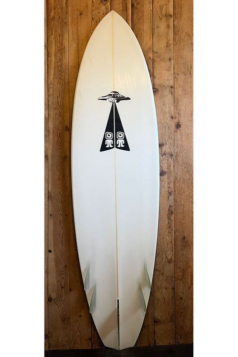Used Campbell Bro's 6'8" Bonzer Surfboard - Bottom