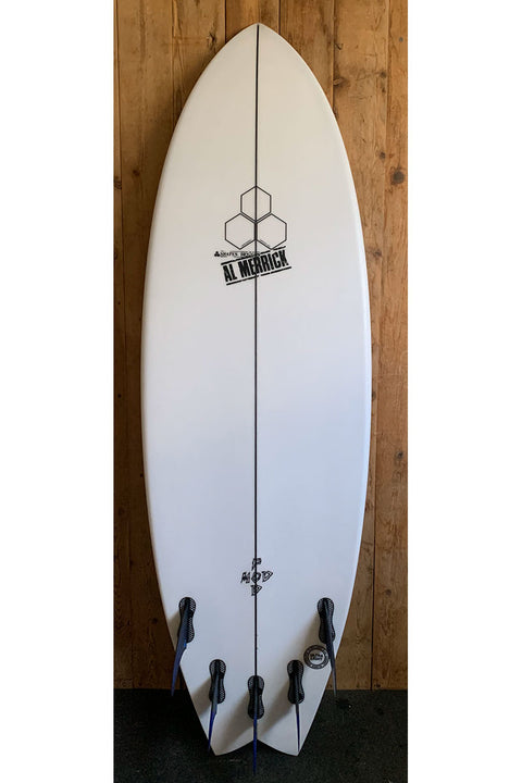 Used Channel Islands 5'8" Pod Mod Surfboard - Bottom
