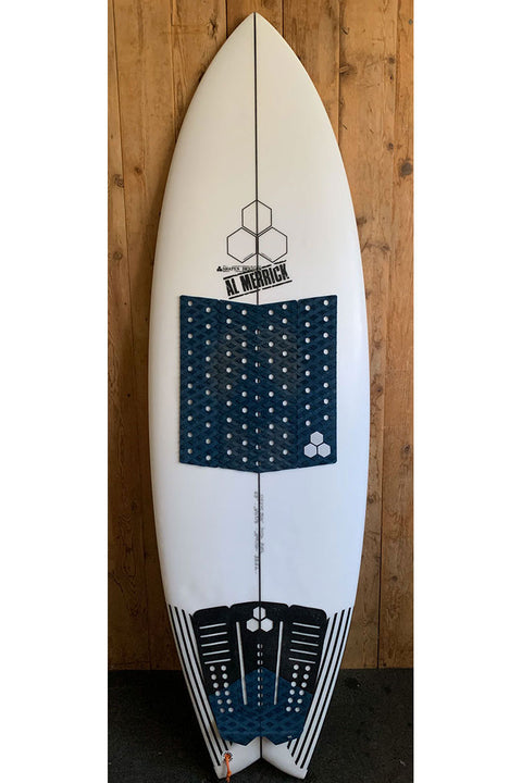 Used Channel Islands 5'8" Pod Mod Surfboard - Deck