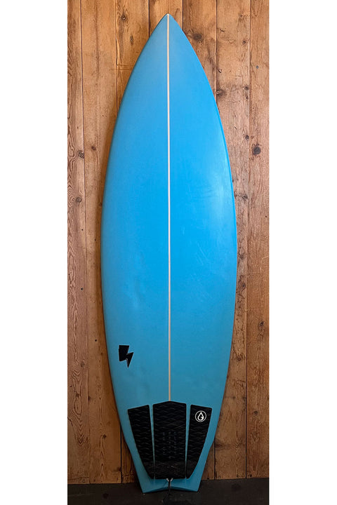 Used NME 6'0" Twin Fin Shortboard Surfboard - Deck