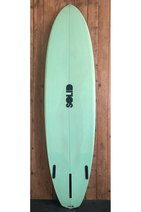 Used Solid 7'6" Diamond Jig Surfboard - Bottom