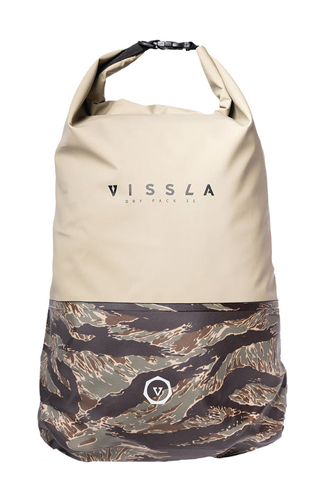 Vissla 7 Seas 35L Dry Backpack - Khaki