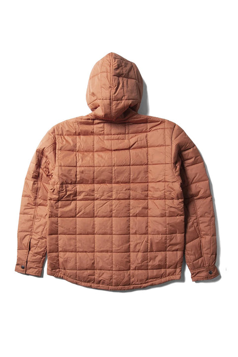 Vissla Cronkite II Eco Hooded Jacket - Terracotta - Back