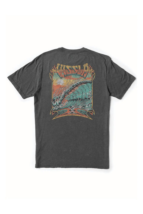 Vissla Drain Pipes Cosmic Wash S/S Tee - Phantom - Back