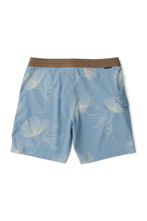 Vissla Happy Hours 18.5" Boardshorts - Faded Denim- Back