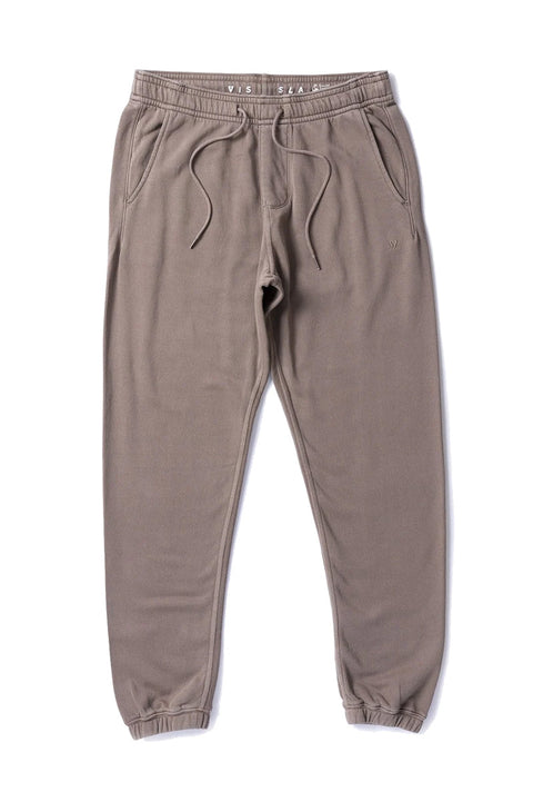 Vissla Solid Sets Eco Elastic Sweatpant - Driftwood- front