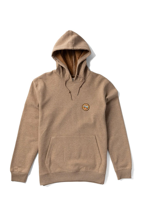 Vissla Solid Sets Eco Pullover Hoodie - Rubber Heather- Front