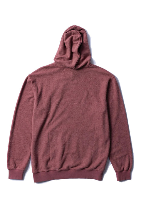 Vissla Solid Sets Eco Pullover Hoodie - Salsa Red- Back