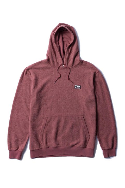 Vissla Solid Sets Eco Pullover Hoodie - Salsa Red- Front