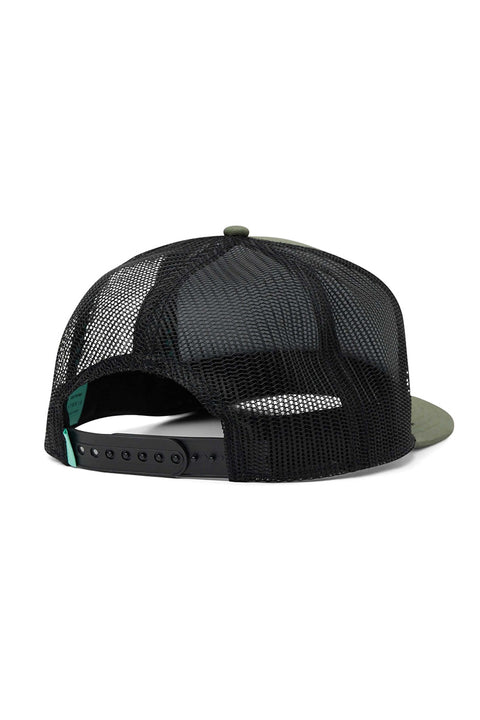 Vissla Solid Sets Eco Trucker Hat - Army- Back