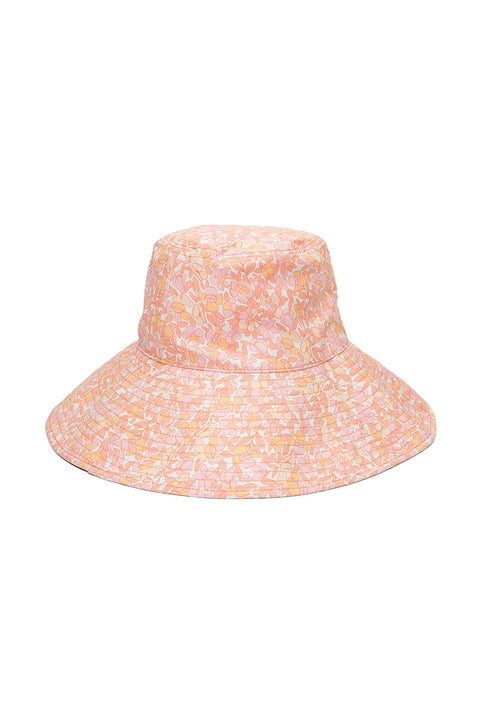 Volcom Coco Ho Wide Brim Bucket Hat - Tangerine - Back