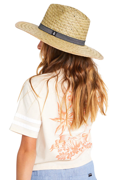 Volcom Girls Throw Lil Shade Hat - Natural - Back