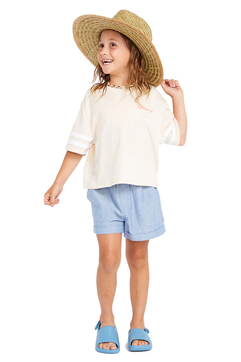Volcom Girls Throw Lil Shade Hat - Natural - Brim