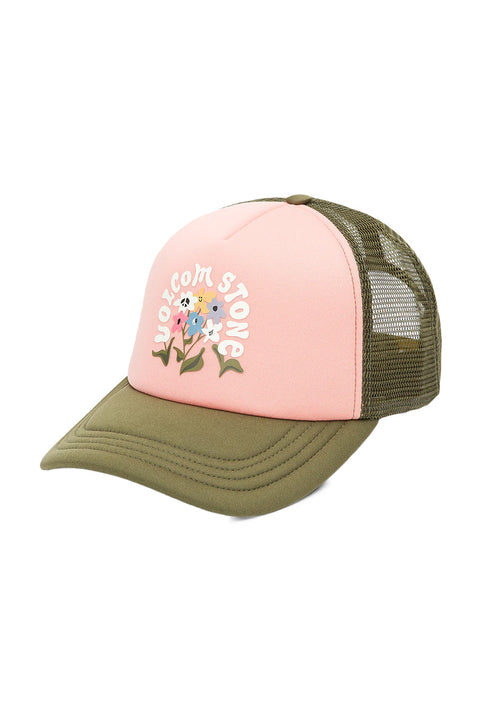 Volcom Girls Hey Slims Hat - Coral - Front