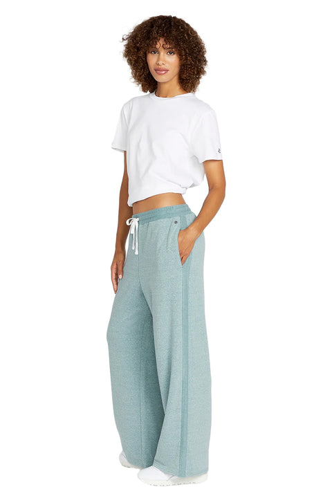 Volcom Lived In Lounge Frenchie Pant - Deep Sea- Side