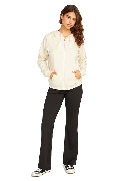 Volcom Lived In Lounge Zip Fleece - Cream
