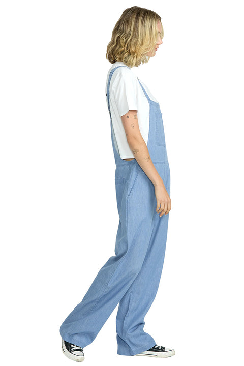 Volcom Lived In Romper - Chambray- Side