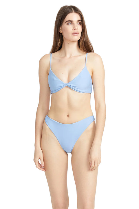 Volcom Simply Seamless Skimpy Bikini Bottom - Coastal Blue- Front