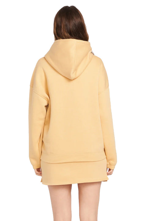 Volcom Stone Heart Up Hoodie - Sand- Back