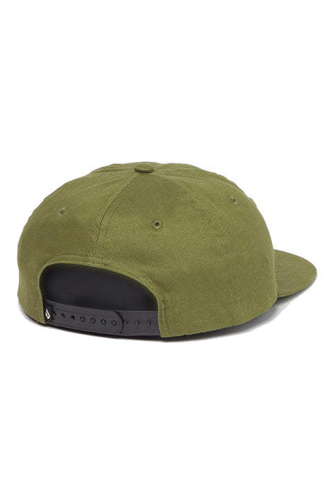 Volcom Strike Stone Adjustable Hat - Old Mill - Back