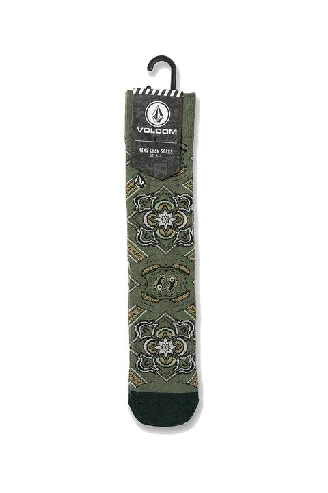Volcom True Socks - Agave - Front
