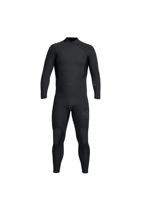 Xcel Axis Back Zip 5/4 Full Wetsuit - Black