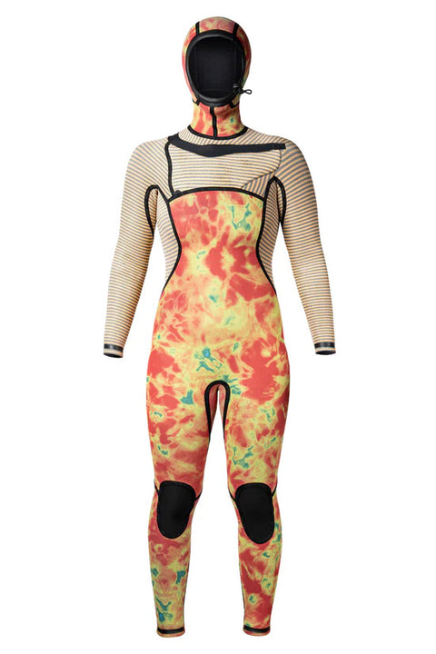 Xcel Women's Comp X Hooded 5.5/4.5 Wetsuit - Front Inside Out