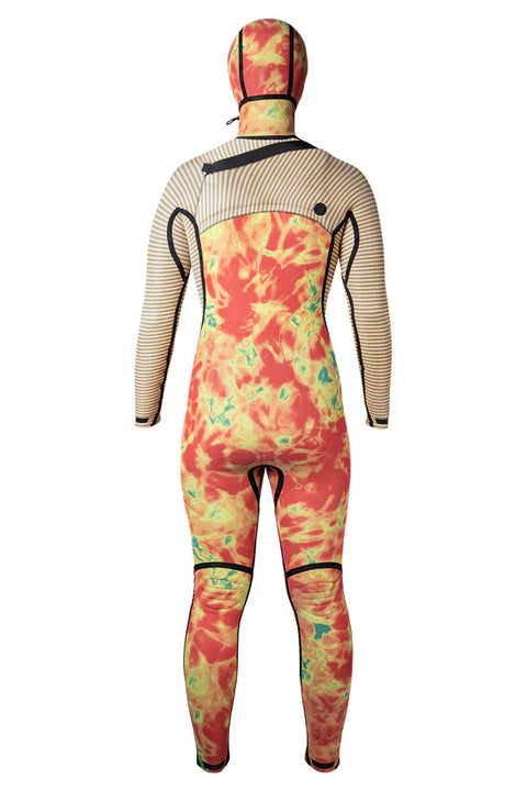 Xcel Women's Comp X Hooded 5.5/4.5 Wetsuit - Back Inside Out