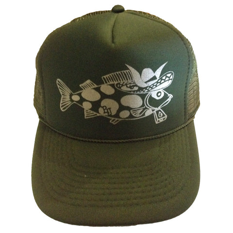 Ben and Jeff's Cow Fish Hat - Green